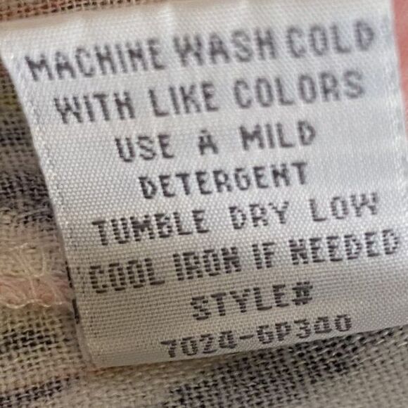 CALI 1850 Sz M Linen Beach Pants Aztec Multicolor Drawstring 4 Pockets - Picture 5 of 11